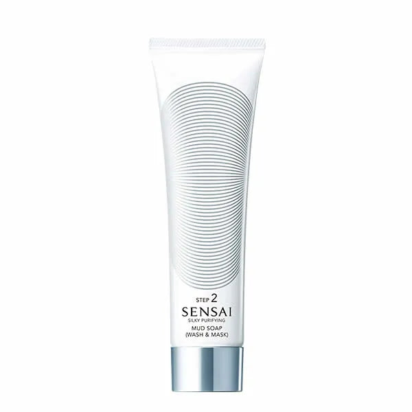 Jabón limpiador y mascarilla de barro purificante sedoso Kanebo Sensai 125 ml