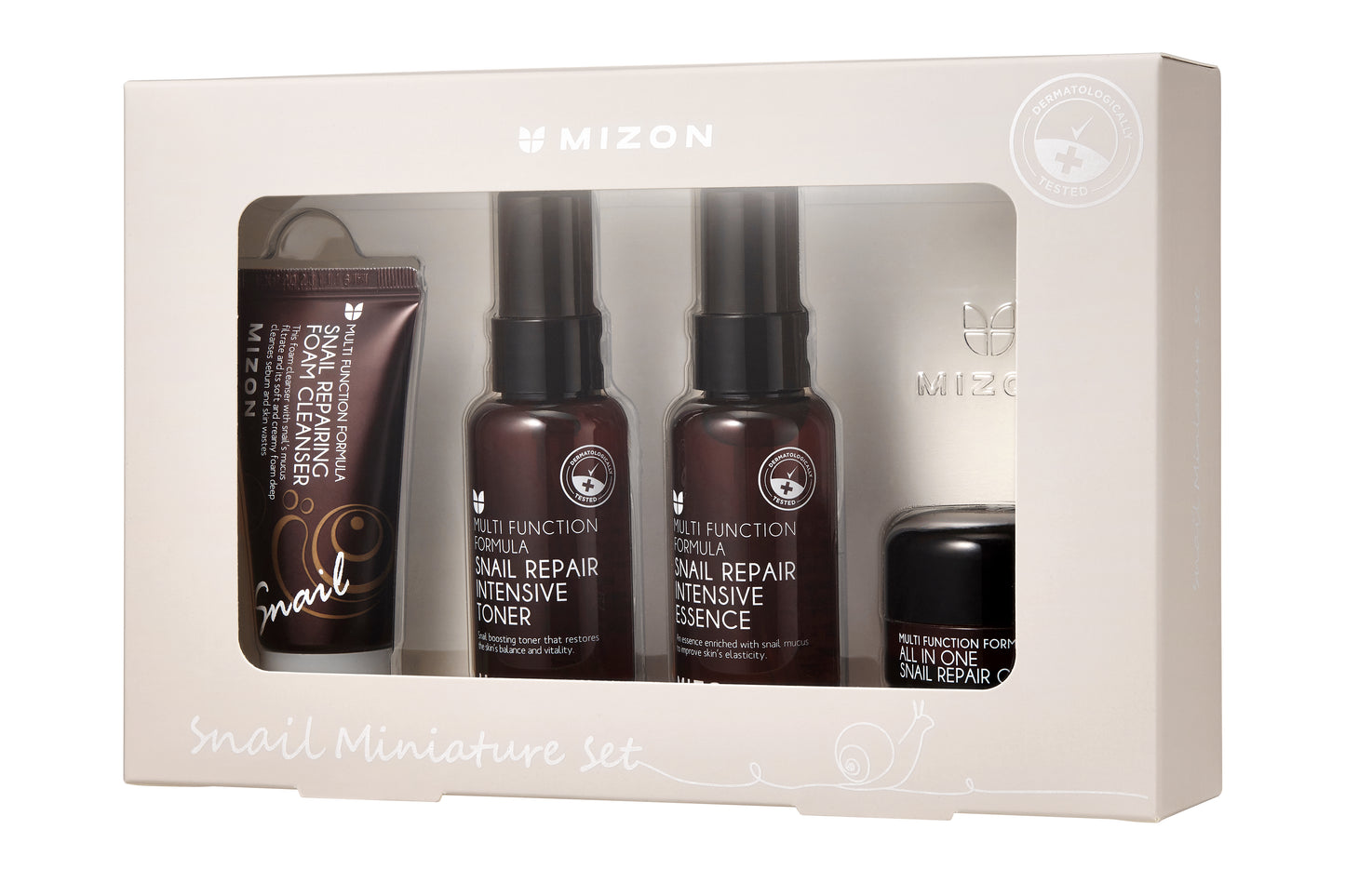 Set de miniaturas de caracoles