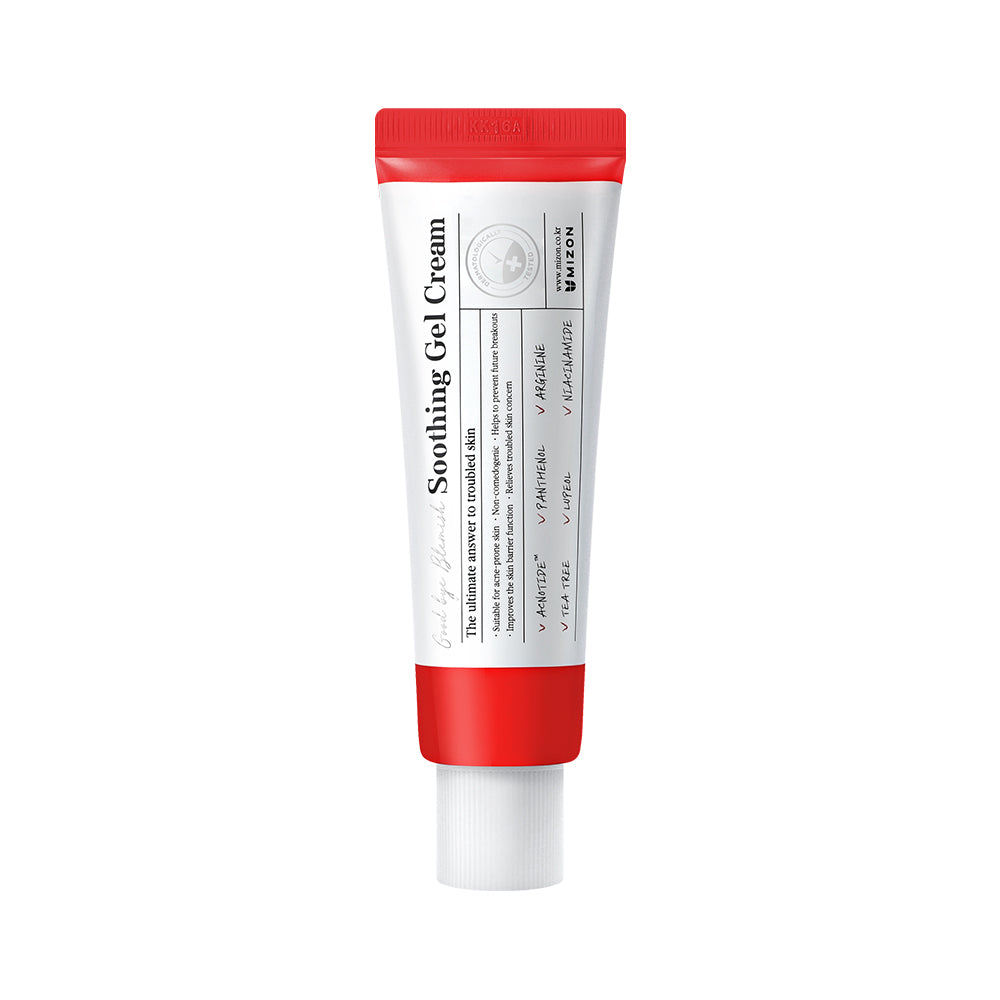 Crema en gel calmante para imperfecciones Mizon Good Bye 55 ml