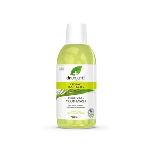 Enjuague bucal de árbol de té Dr. Organic 500 ml