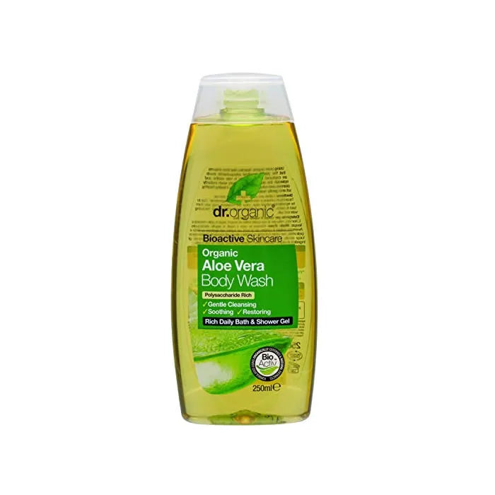 Gel de baño y ducha con aloe vera Dr. Organic 250 ml