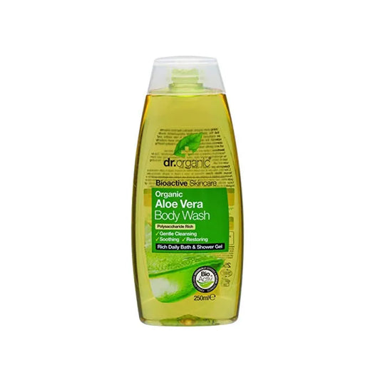 Gel de baño y ducha con aloe vera Dr. Organic 250 ml