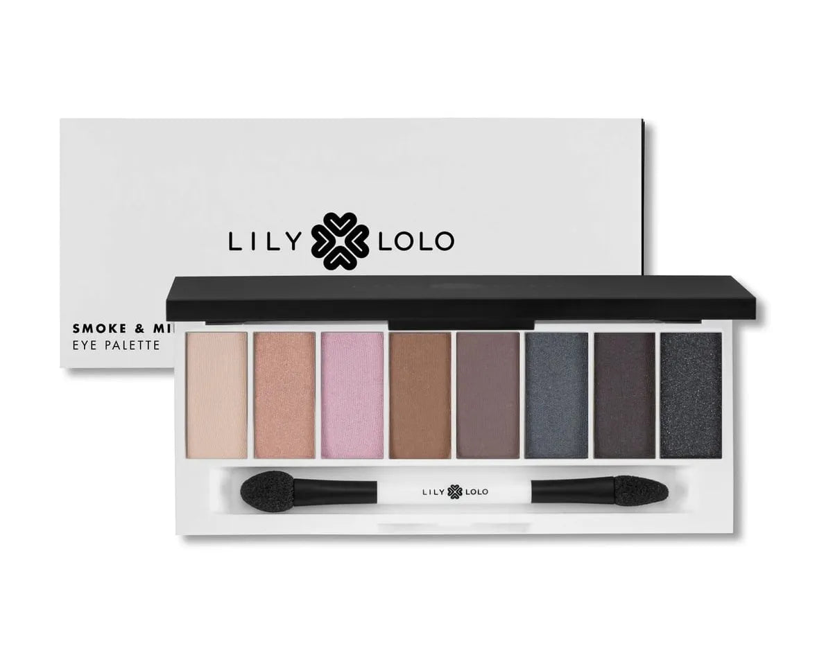 Paleta de sombras de ojos compactas Smoke and Mirrors de Lily Lolo