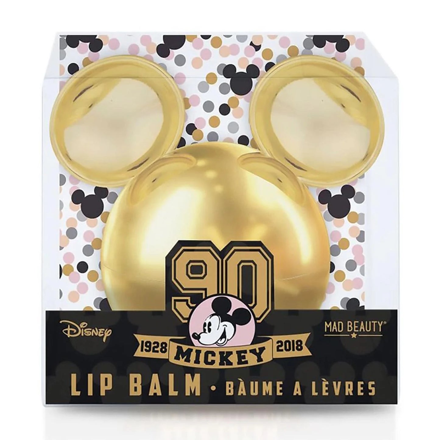 Bálsamo labial dorado de Mickey de Disney Mad Beauty