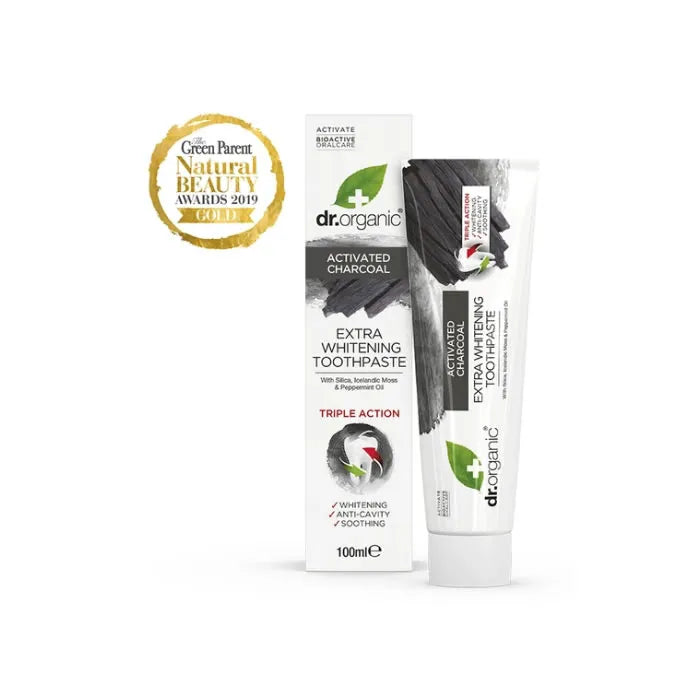 Dr. Organic Pasta de Dientes de Carbón Activo 100ml