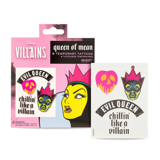 Disney Villains Queen Of Mean 8 Temporal Tattoos 1un