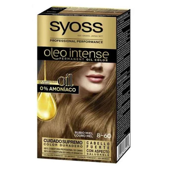 Tinte Permanente Syoss Oleo Intense 8-60 Rubio Miel