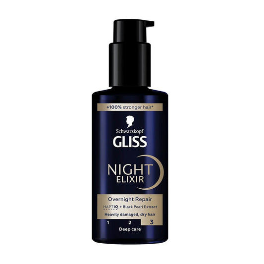 Schwarzkopf Gliss Night Elixir Serum Hair Damaged 100ml