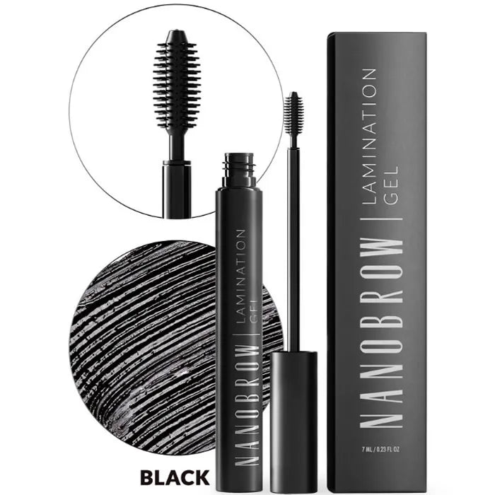 Nanobrow Black Laminating Gel 7ml