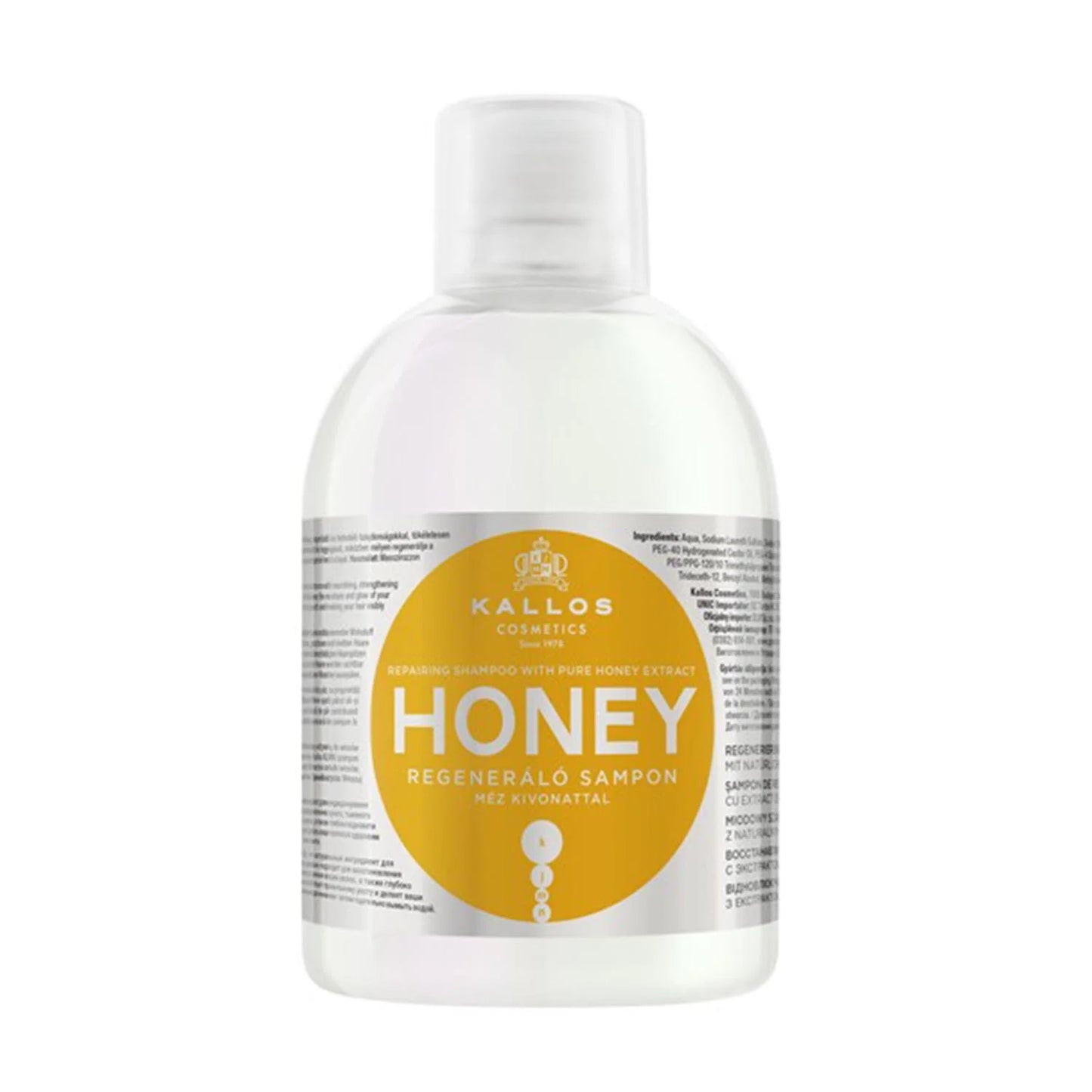 Kallos Honey Repairing Shampoo with Pure Honey 1000ml