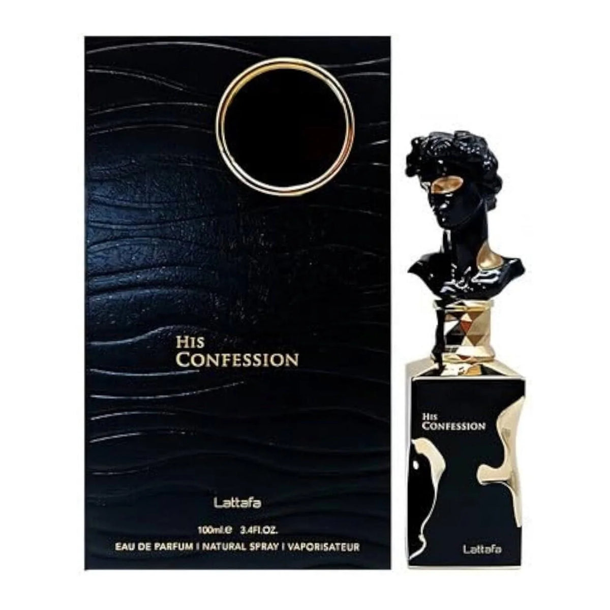 Lattafa His Confession EDP Masculino Amaderado 100ml