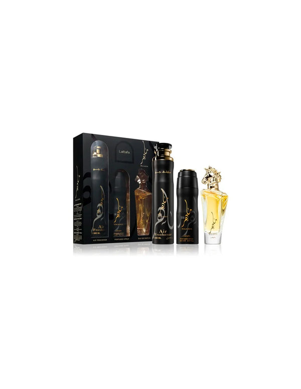 Lattafa Maahir Set Edp 100 Deodorant 200 Room 300ml