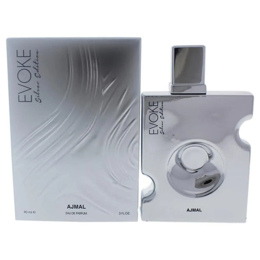 Ajmal Evoke Eau De Parfum Silver Edition 90ml Spray