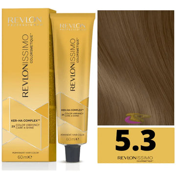 Revlon Revlonissimo Colorsmetique 5.3 Light Golden Brown 60ml