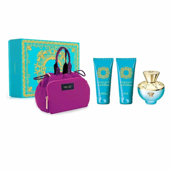 Versace Dylan Torquoise Eau De Toilette Spray 100ml 4-Piece Set