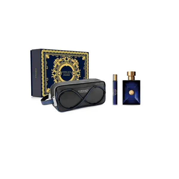 Versace Dylan Blue Eau De Toilette Spray 100ml 3-Piece Set