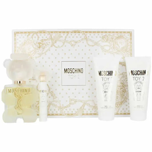 Moschino Toy 2 Eau De Parfum Spray 100ml 4-Piece Set