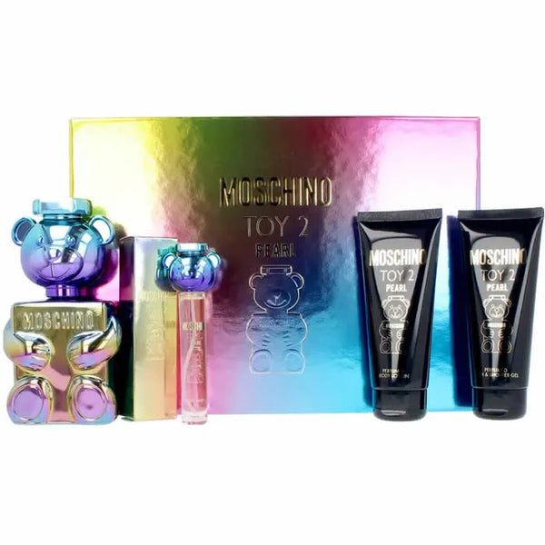 Moschino Toy 2 Pearl Eau De Parfum Spray 100ml 4-Piece Set