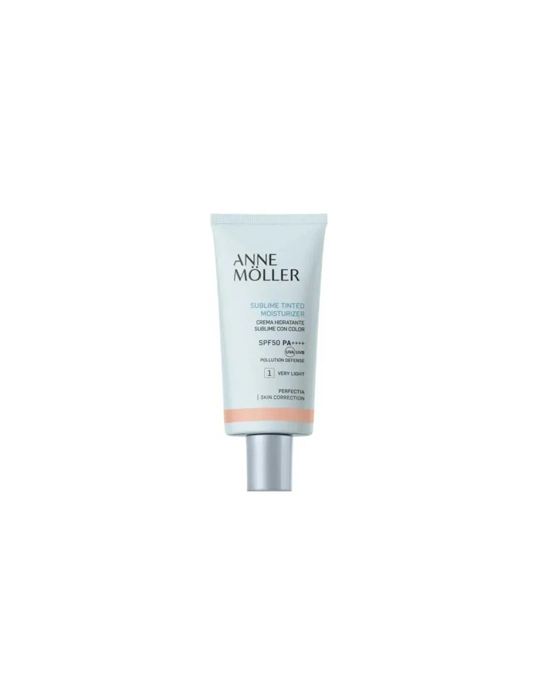Crema hidratante sublimada Anne Möller Perfectia con color FPS 50 1 50 ml