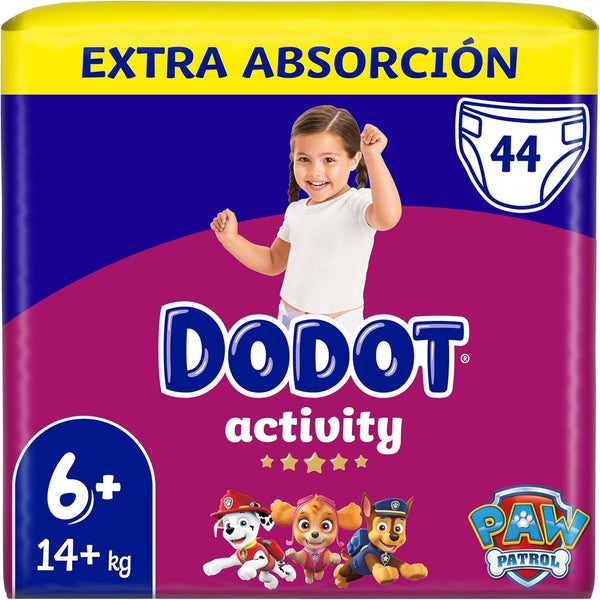 Dodot Pañales Bebé Seco Talla 6 (a partir de 13kg) 66 unidades