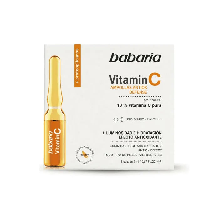 Ampollas de vitamina C Babaria 5 unidades