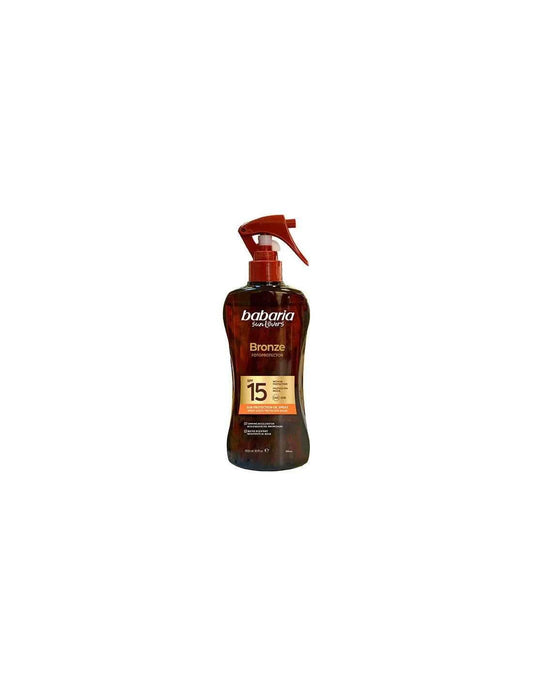 Babaria Sol Bronze Aceite Protector Solar Monoi Tahiti Spray Spf15 300ml
