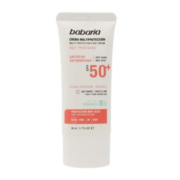 Babaria Solar Multi-Protection Anti-Spot Cream Spf50 50ml