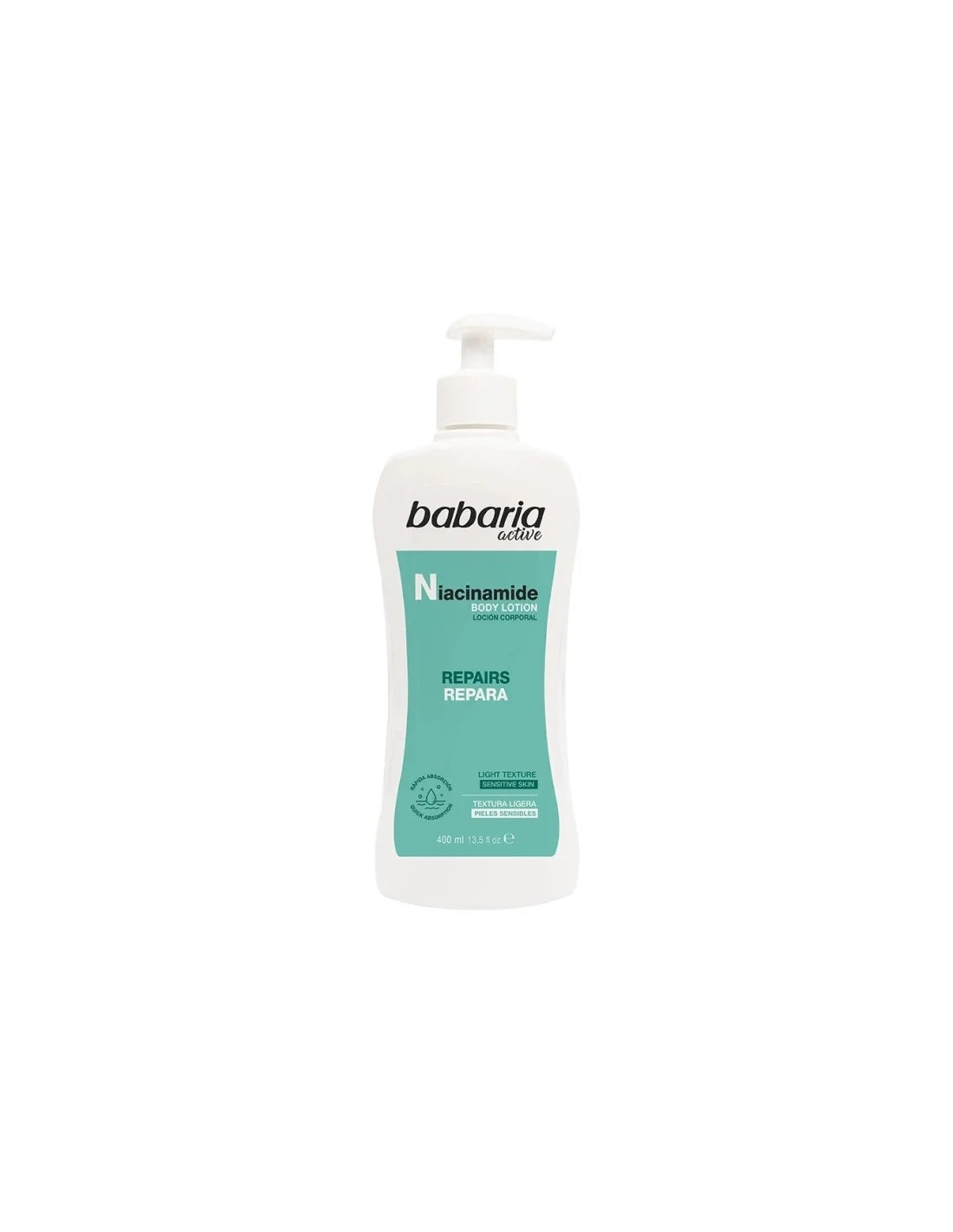 Babaria Active Niacinamide Body Lotion Skin Sensibles With Diffuser 400ml