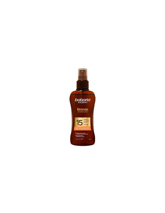Babaria Sol Bronze Aceite Protector Solar Spray Spf15 100ml