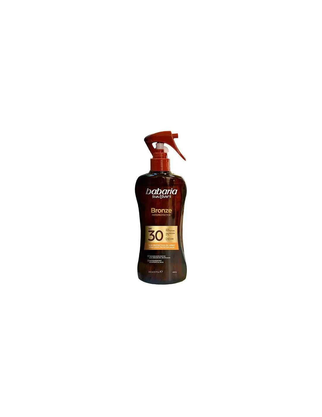 Babaria Sol Bronze Aceite Protector Solar Coco Spray Spf30 200ml
