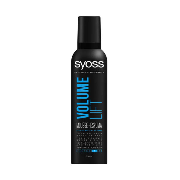 Sistema anti-plano con espuma Syoss para volumen capilar, 250 ml