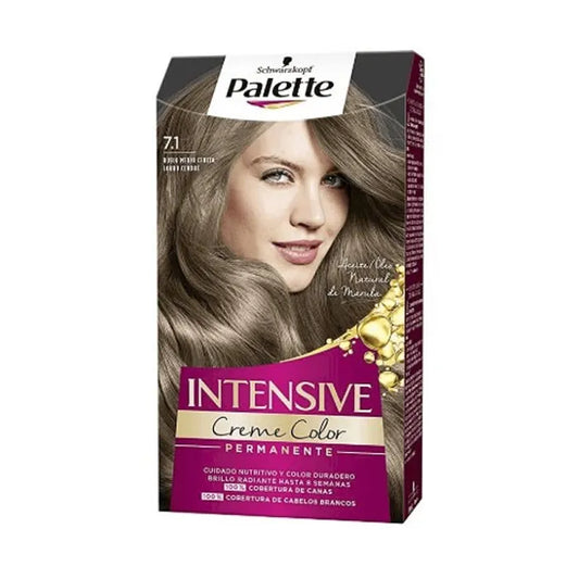 Schwarzkopf Palette Intensive Creme Color Tint 7.1 Rubio medio ceniza