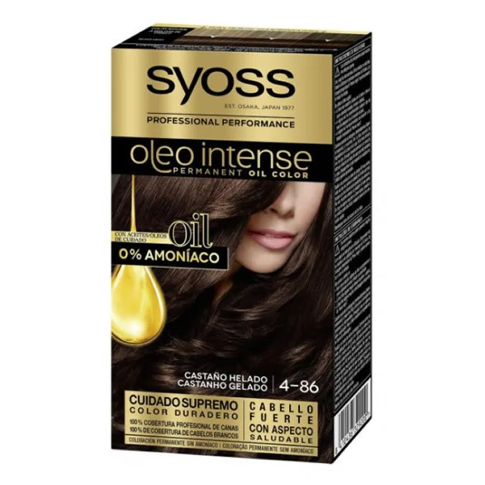 Syoss Oleo Intense Tinte Permanente 4-86 Castaño Helado