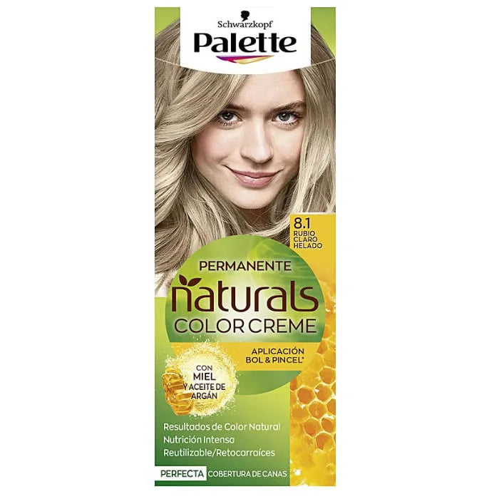Schwarzkopf Palette Naturals Color Creme8.1 Rubio Claro Helado