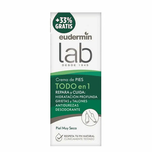 Crema reparadora para pies Eudermin 75 ml