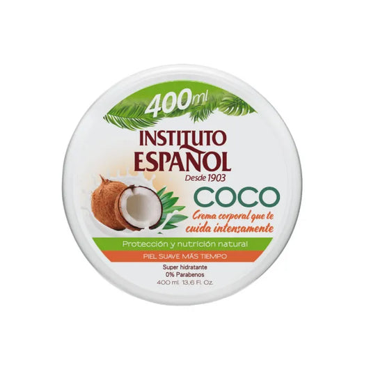 Crema corporal súper hidratante de coco 400 ml