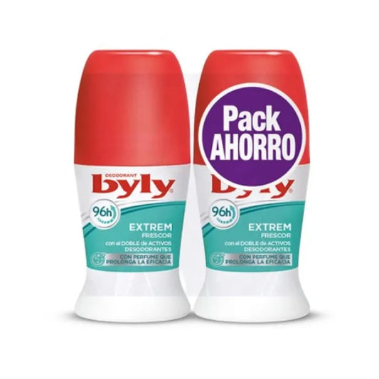 Byly Desodorante Roll-On Extrem Frescura 2x50ml