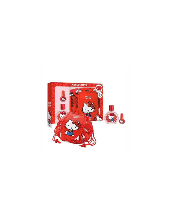 Hello Kitty Cartoon EDT 50ml + Bolso + Esmalte Kit