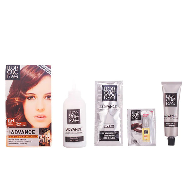 Tinte para el cabello Llongueras Color Advance 6.24 Marrón Macadamia