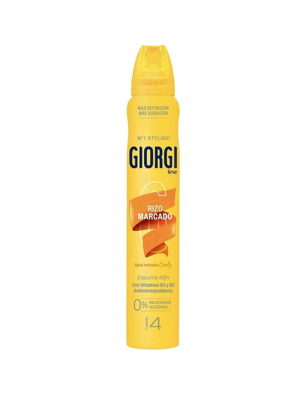 Giorgi Line Rizos Marcados Espuma Fijadora Método Curly N4 250ml