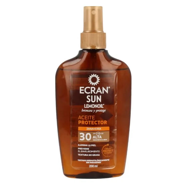 Aceite en spray Ecran Sun Lemonoil FPS 30 200 ml