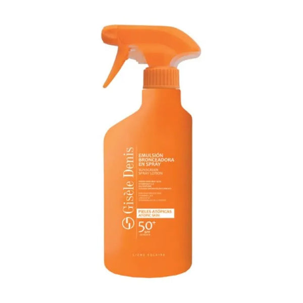 Emulsión bronceadora para pieles atópicas de Gisèle Denis FPS 50+ Spray 300 ml