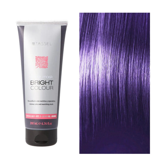 Eurostil Bright Color Violet Color Hair Mask 1un