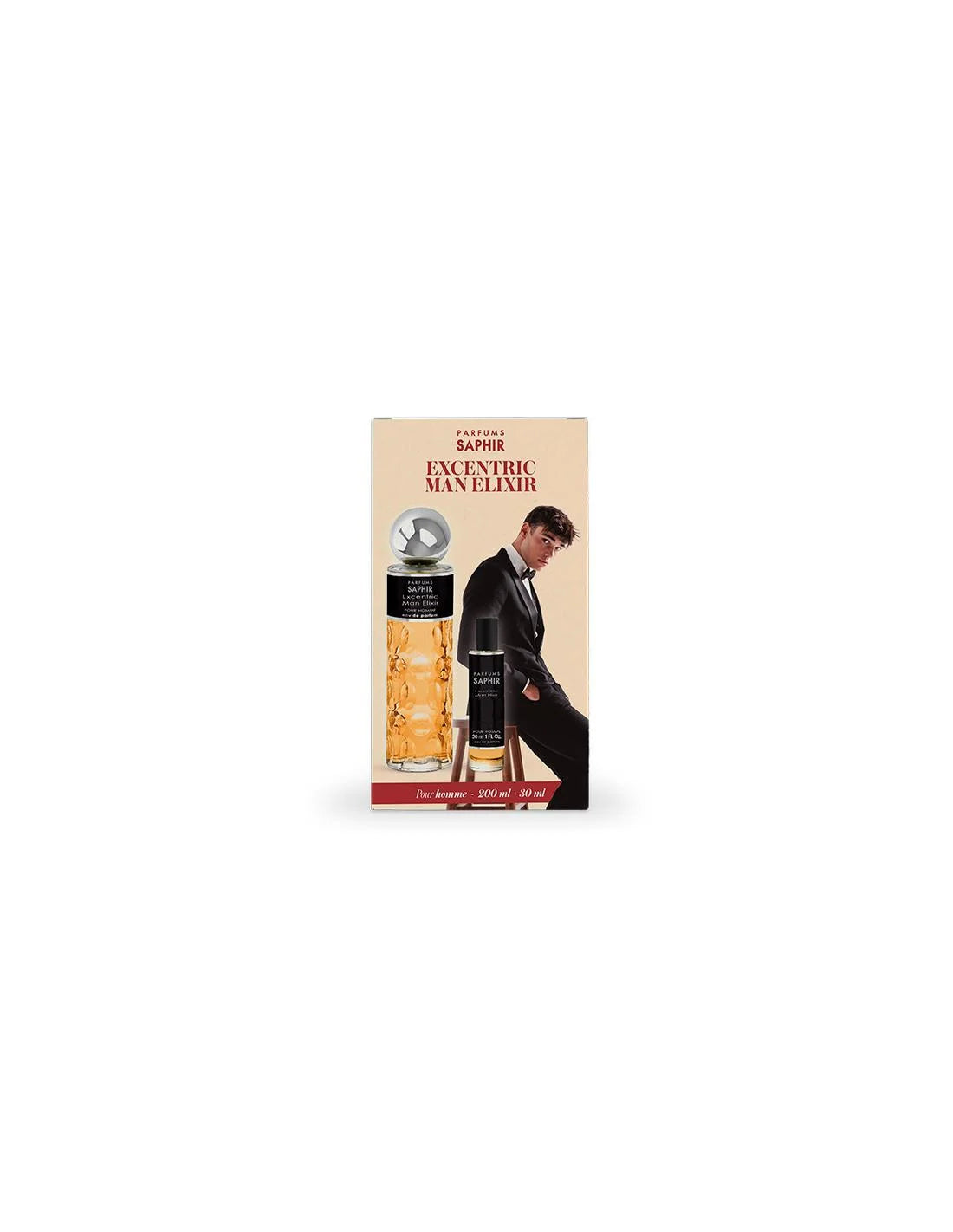 Saphir Excentric Man Elixir Edp Spray Set de 200 ml y 30 ml