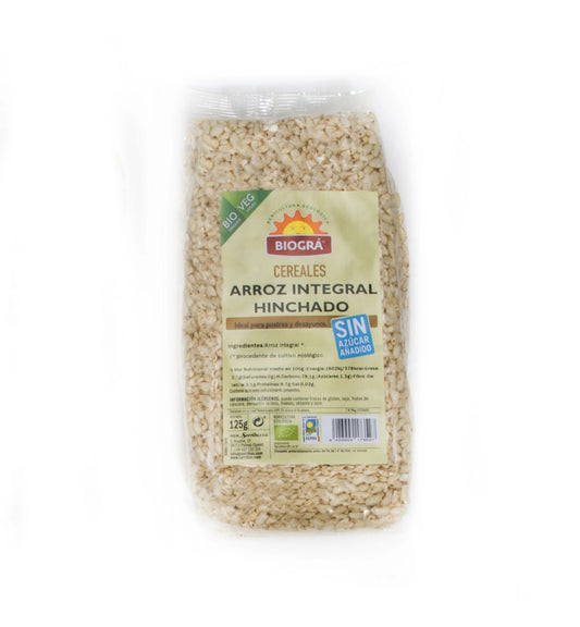 Biográ Arroz Integral Hinchado S-Azucar y S-Miel 125g Bio