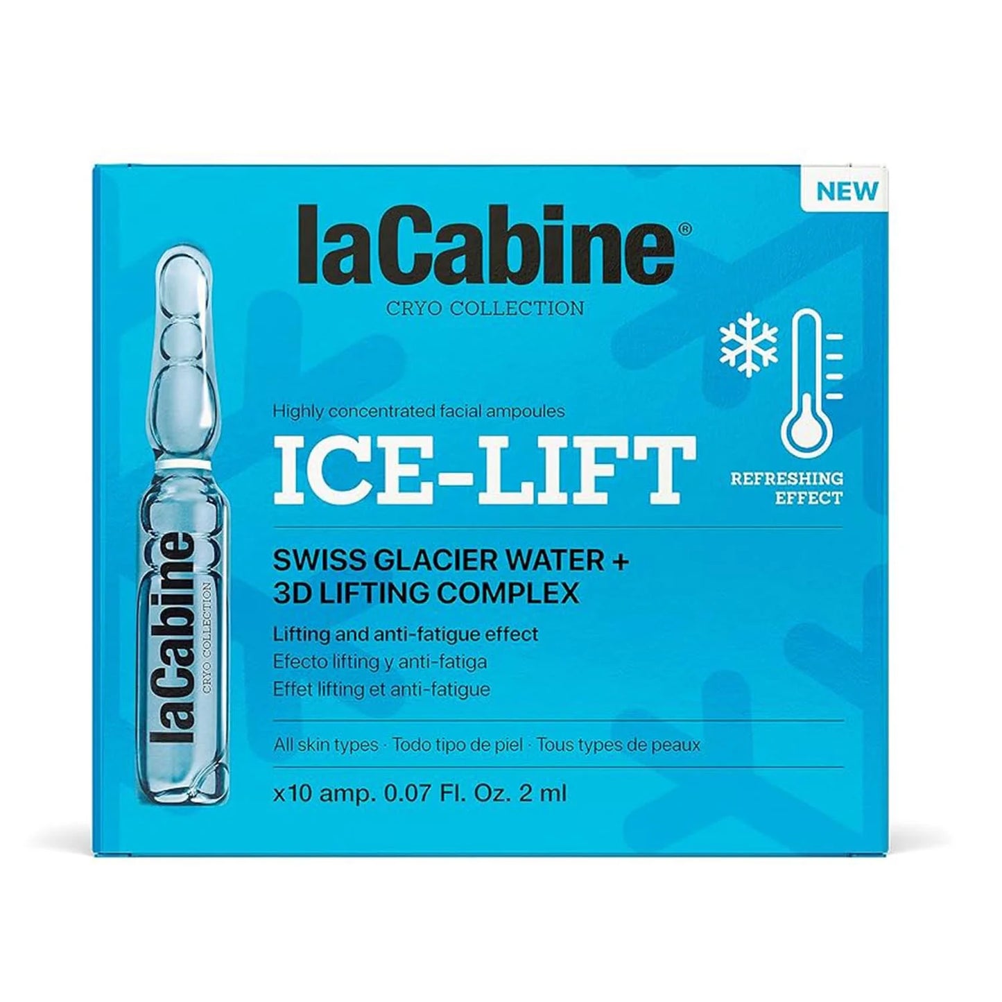 La Cabine Ice-Lift Ampoules 10 X 2ml