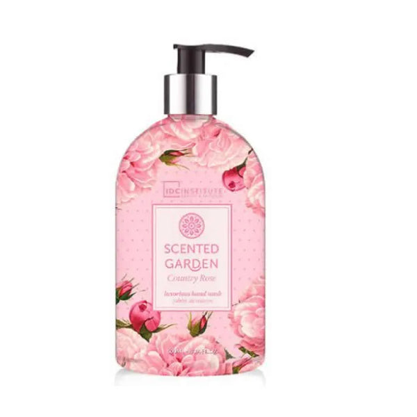 Jabón de manos perfumado con aroma a jardín de rosas IDC INSTITUTE 500 ml