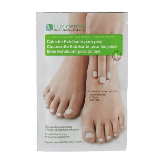 Calcetines exfoliantes para pies Luxiderma 2 unidades
