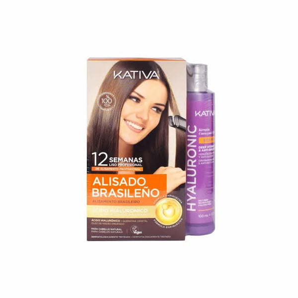 Kativa Professional Alisado Brasileño Hialurónico + Champú 100ml