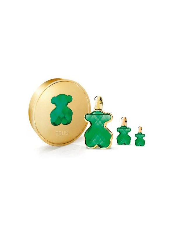 Tous Loveme The Emerald Elixir Parfum Case 3 Pieces